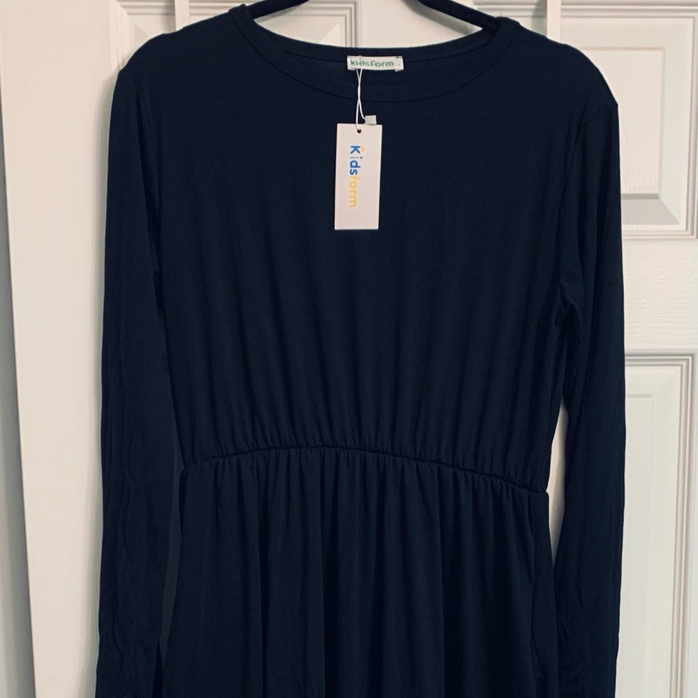 Black long sleeve dress